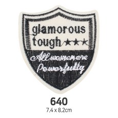 와펜 DIY 자수 패치 와펜모음 열부착식와펜, 4개, 와펜 패치 640번