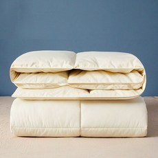 이불 싱글 겨울거위털 구스다운 침구 풍성한 5성급 그레이-베이지, 옐로우