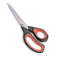 LIVINGO 22cm 가위 심판 가위 천 가위 가위 단조 스테인레스 스틸 패브릭 종이, 상세페이지 참조, 1개