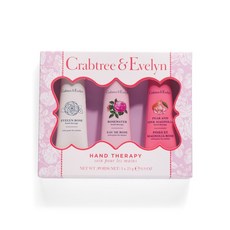 Crabtree&Evelyn瑰柏翠護手霜禮盒，深層滋潤保濕，植物精華呵護，精美禮盒裝, 1個, (E)玫瑰/玫瑰水/紅粉木蘭