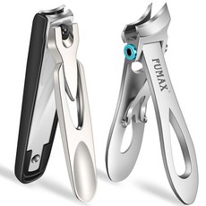 시니어용 두꺼운 발톱용 발톱깎이 긴 손잡이와 넓은 개구부를 가진 인그로운 슬랜트 토 손톱깎이 남성용 대형 헤비 듀티 캐처 네일 커터 여성용 선물, Slanted+catcher, 1