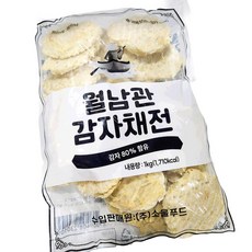 월남관 소울마켓 감자채전 50g 20입 1kg 냉동 업소용 간편분식, 1개
