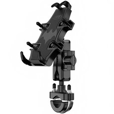 자전거 오토바이 바이크 충격흡수 휴대폰거치대, 핸들바형