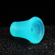 釣友俱樂部 硅膠保護套 防纏繞套管 防炸鉛皮套 緩衝豆 巨物配件, 藍色防撞堵頭,200枚/袋, 1個