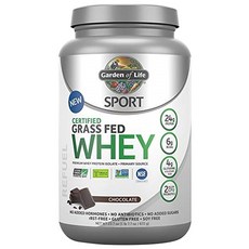 Garden of Life 乳清蛋白粉 巧克力口味, 1個, 672g