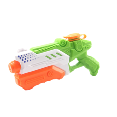 台灣現貨 抽拉式強力水槍 水槍 強力水槍 抽拉水槍 壓力水槍 大水槍 戲水玩具 泳池玩具, 1個, 抽拉式水槍(綠橘款)