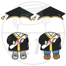 137 만자디자인 졸업 수료 합성도안 / 졸업했어요 / 학교 유치원 어린이집 졸업 수료 환경구성