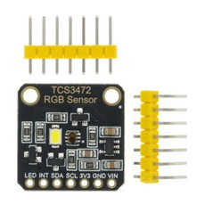 TCS34725 컬러 센서 인식 모듈 Arduino STM32 실험실 용 RGB 개발 보드 IIC 전자 부품 액세서리 소스, Square version