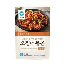 청정원 요리한수 오징어볶음양념 140g, 1개
