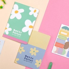 참앤코지 포켓 여행노트 플래너다이어리, 데이지가든