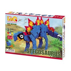 LaQ 呵比劍龍 日本製造立體3D拼接積木/益智玩具/台灣獨家代理, 藍色, 1個, 300