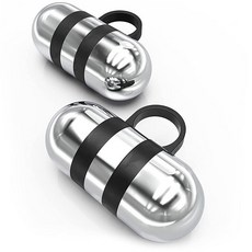 Synergee 블랙 1.4kg(3파운드) 세트 카디오 핸드 웨이트. 스테인리스 스틸 덤벨 세트._157107, 3LB Chrome_157107