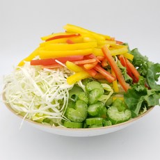100% 국내산 당일채소 당일제조 당일발송 파프리카 믹스 샐러드 500g, 1개
