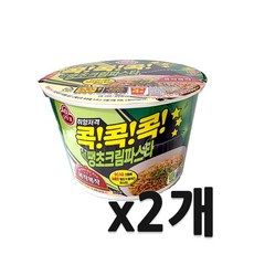 오뚜기 콕콕콕 땡초크림파스타 큰컵100g, 2개