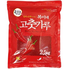 복이네먹거리 중국산고추가루 보통맛 찜/무침용 (일반), 2.5kg, 1개