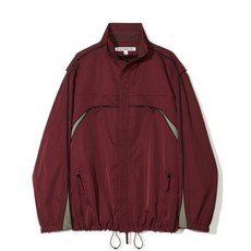 파르티멘토 PARTIMENTO 컬러 블록 스포츠 윈드브레이커 버건디 PM-2403 BD 119462