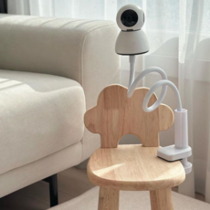 77CM 오버뷰 홈캠 거치대 CCTV 베이비캠 펫캠 브라켓, 1개, 거치대+만능브라켓