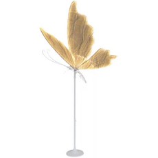 스탠드 나비 철예 연철 날개 장식 철제, 1. 60cmx80cm-백색 포함봉받침, 60cmx80cm-백색 봉받침 포함