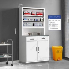 철제 사물함 옷장형 락커 사무용 캐비넷 개인 보관함, 1.2mm, 85cm 그레이화이트 스틸 표면 도어 없음