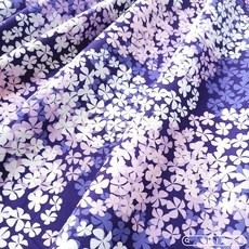 布研工坊 繡球花印花布 手作拼布DIY棉布, 1個