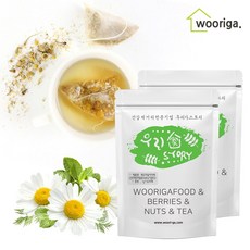 캐모마일 50티백+50티백 허브차, 1g, 2개, 50개입
