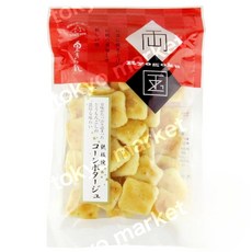 일본 세이조이시이 히가시 아라레 콘포타주 옥수수 센베이 쌀과자, 70g, 1개