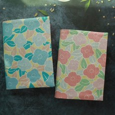 樁花 書衣 布書衣 可調式書衣 手工書衣, 1個, 粉色,A6