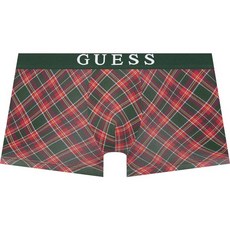 [백화점 정품] 게스언더웨어 남성 컬러배색 체크 드로즈(GDMDR926RD)