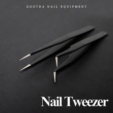 GGRO 네일 파츠용 핀셋 네일아트재료