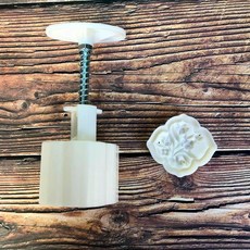 장미 월병틀 베이킹 월병 화과자틀 꽃틀 절편몰드 떡도장, 1개, 63g 난초 1개