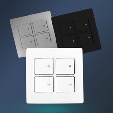 미니몰 네 칸 스위치커버 예쁜스위치커버, 아이보리