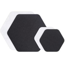 GEAR AID Tenacious Tape Hex 6.4cm(2.5인치) 및 3.8cm(1.5인치) 모양 나일론 아웃도어 원단 비닐 수리 패치 다운 재킷 레인 기어 텐, GEAR AID Tenacious Tape Hex 6.