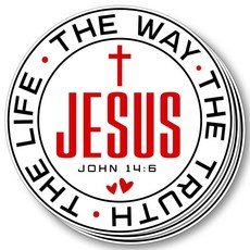 (3피스) 예수 더 웨이 트루스 라이프 스티커 성경 비닐 데칼 방수 영감 구절 노트북 휴대폰 자동차 텀블러 물병 킨들 기독교 구원 선물 7.6cm(3인치) 220522, (3피스) 예수 더 웨이 트루스 라이프 스티커 성경 비