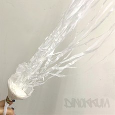 디노꿈 축포 줄폭죽 화이트 종이폭죽 생일폭죽 파티폭죽