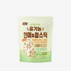 청오건강 청오 유기농 현미 & 쌀스틱 아이쩜넷, 현미맛, 20개, 40g