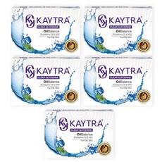 KAYTRA Clear Glycerine Oil Balance 美膚皂, 水藍清爽, 125g, 5個