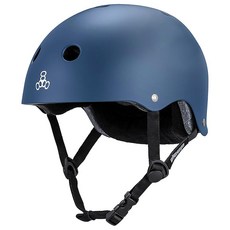 Triple Eight 딥 커버 헬멧 - 스케이트보드 자전거 BMX 및 롤러 스케이팅에 이상적_171347, 네이비_171347