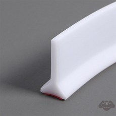 콩킹팜 T자형 화이트 워터펜스(높이 3cm) 샤워부스물막이