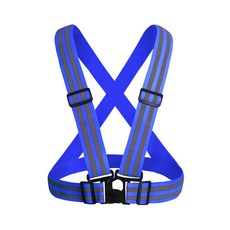 두줄 고탄력 야간식별 엑스반도 X반도 안전 블랙, 블루, 1개