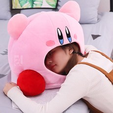 씨플 애니메이션 게임 캐릭터 별의 커비 사무실 책상 휴대용 낮잠베개, 별의 커비 미니가방