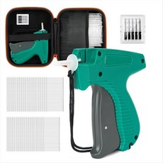 케이스가있는 옷을위한 Tagginggun 6 바늘 및 2000pcs (2+1.35in) Barb Setner를 가진 옷 라벨러를위한 의류 taggun 키트, 그림처럼