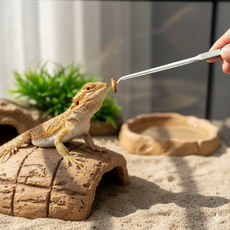 파충류 핀셋 먹이 급여용 집게 앵무새 햄스터 고슴도치 귀뚜라미 27cm