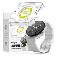 Rearth Ringke 三星 Galaxy Watch 8 (40mm) 玻璃螢幕保護貼 (2片裝), 1個, 透明