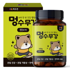 목우촌 펫9단 강아지 슬개골 뼈 관절 연골 영양제 100g, 45정, 뼈/관절강화, 1개