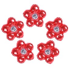 꽃풍선 데이지 풍선 특대형(110cm) 대형(72cm) 중형(45cm) 풍선 장식 파티용품세트 [에브리띵스마일]1095, 5개, 레드