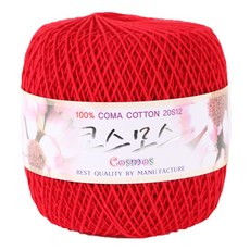 마마니트 코스모스 뜨개실, 1807 레드, 1개