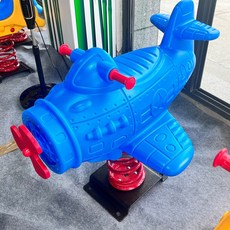 놀이터 스프링 흔들목마 흔들의자 공원 어린이 시소, 만화 거북이, 1개