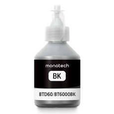 브라더 BTD60 BT6000 BT5000 호환잉크, 1개, BT-6000BK/BT-D60BK 검정