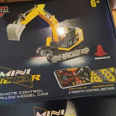 신형 굴착기 원격 제어 휴대폰 엔지니어링 트럭 불도저 덤프, 1개, 1. rc excavator