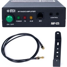 BTECH AMP-U25 증폭기 UHF용 20-40W 전력 부스트 400-480MHz 휴대용 라디오 아날로그 디지털 모드 증폭 모바일 필드 가정용으로 임